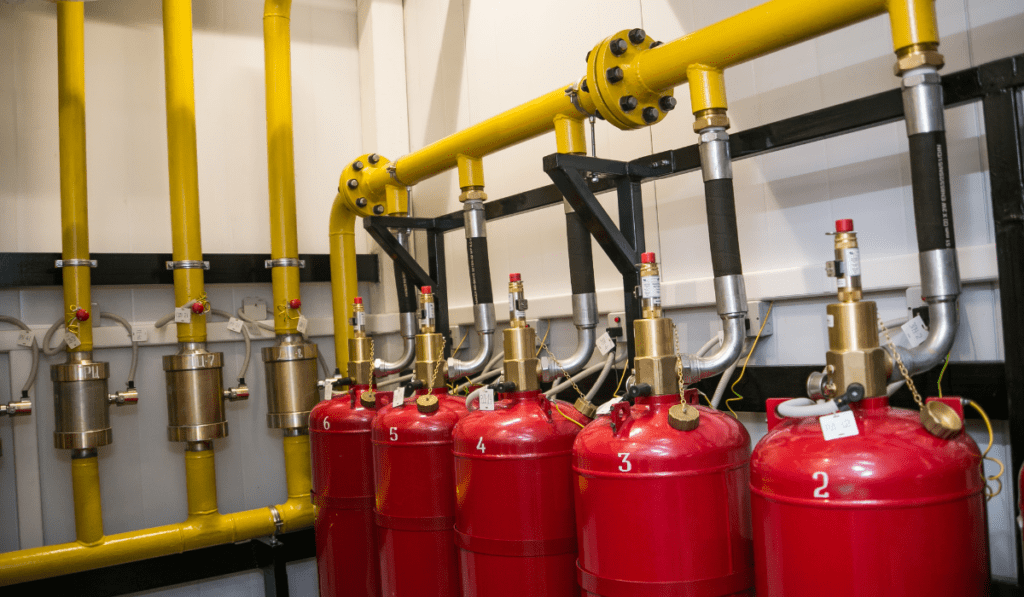 Fire Suppression System Installation Safeguarding Assets