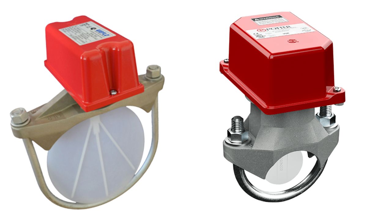 Water flow detector switch